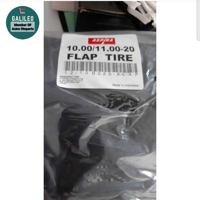 Ban perut 1000/1100 FLAP Ban selendang Merk Aspira PT Astra Otoparts Truck Tronton 10 ban