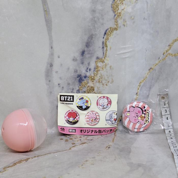 BTS Cooky Kura Sushi Original Can Pin Badge Bros Gashapon Gachapon Gacha