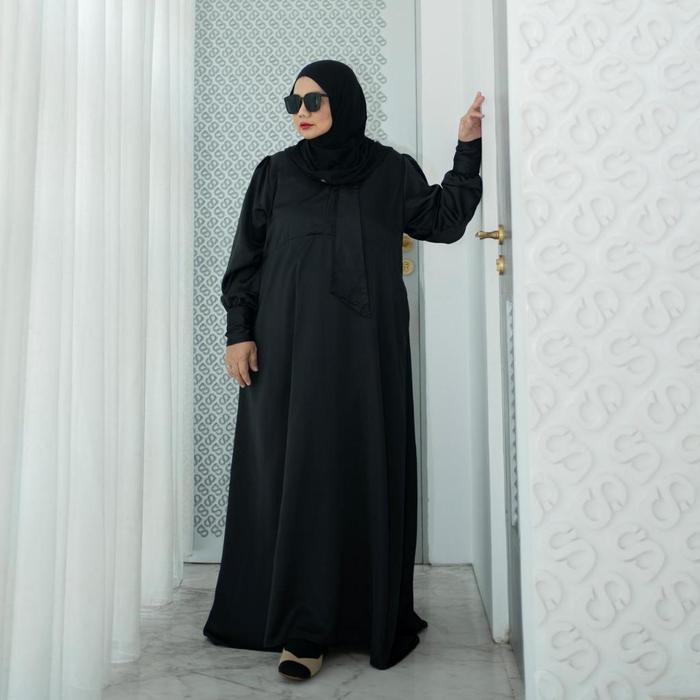 HB Sadiyah Dress Katun Satin Premium