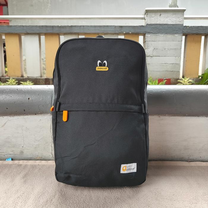 ransel tas second pancoat hitam pria wanita anak muat leptop untuk sekolah kerja atau traveling mura