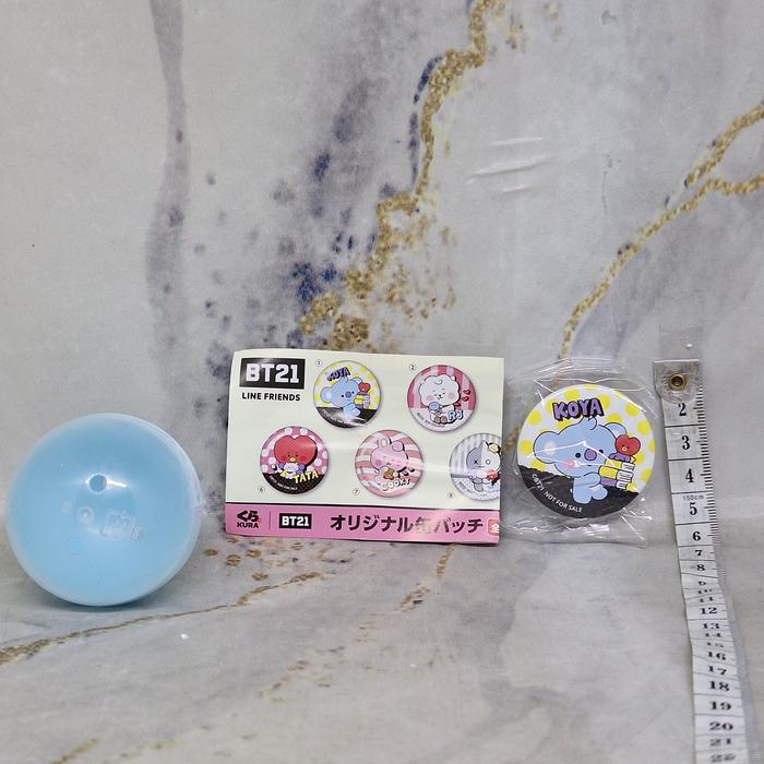 BTS Koya Kura Sushi Original Can Pin Badge Bros Gashapon Gachapon Gacha