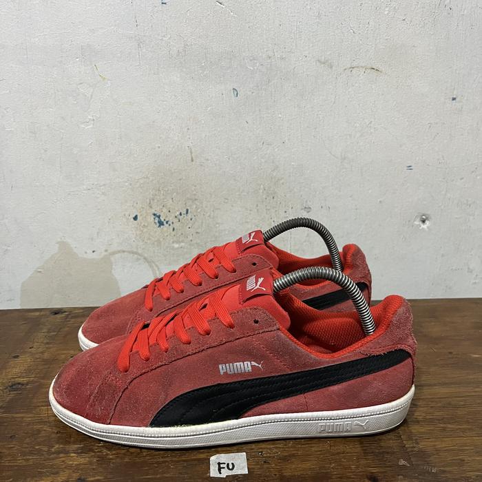 Sepatu second ori puma smash v2 suede size 40
