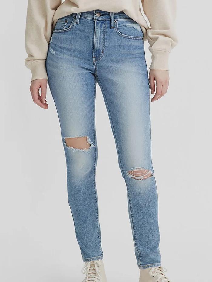 CELANA JEANS DENIM WOMENS LVS 721 HIGH RISE SKINNY HIGH BEAMS