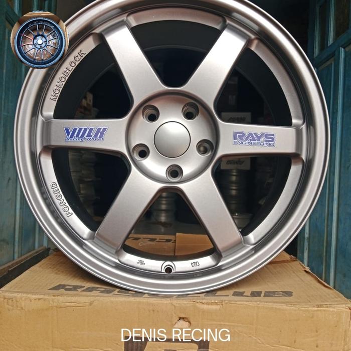 Jual velg baru TE37FF 18X8.5 PCD 5X114.3 ET40 MADE IN CHINA, FREE PEMASANGAN DI TEMPAT, BISA BANTU"