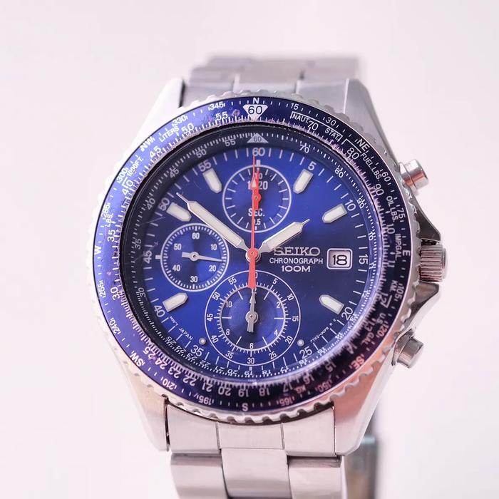 seiko flightmaster blue dial