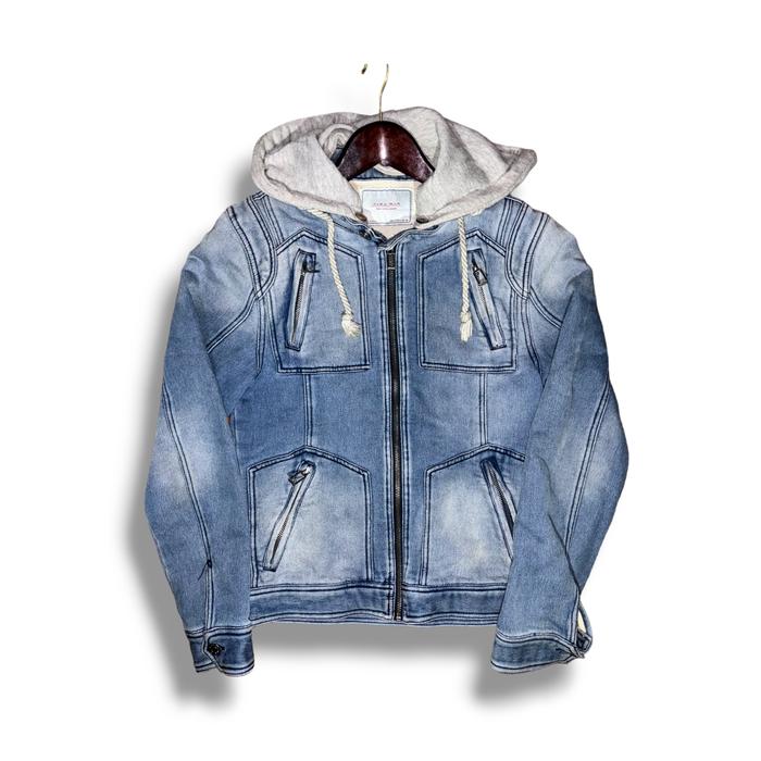 Trucker Denim Hoodie Zara Man
