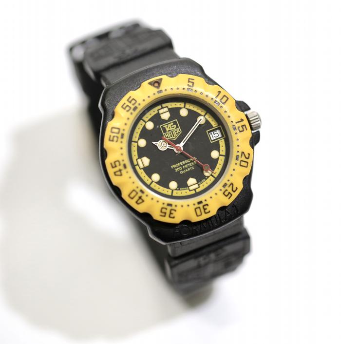 TAG HEUER FORMULA ONE VINTAGE ORIGINAL YELLOWBLACK