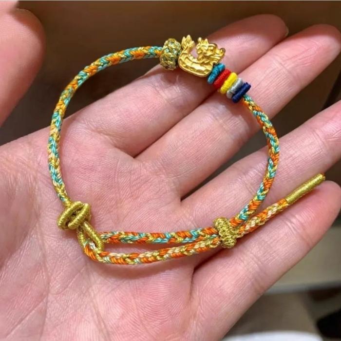 perahu naga PEH CUN variasi gelang tali cina import emas asli 23k 24k 999 gelang custom pria wanita 