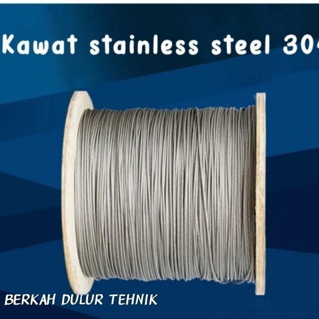 wire Rope kawat sling stainless steel 8mm(ss 316)