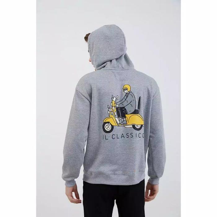 Berrybenka Street - Outer Pria Hoodie IL Classico Jaket Original Size M Besar (setara L) dan S Besar