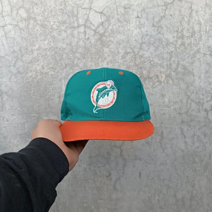 Topi Snapback Vintage NHL Hockey Miami Dolphins LOGO 7 Original