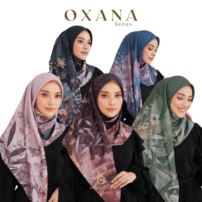 Khamu Hijab - OXANA Series - Hijab Printing - Hijab Segi Empat