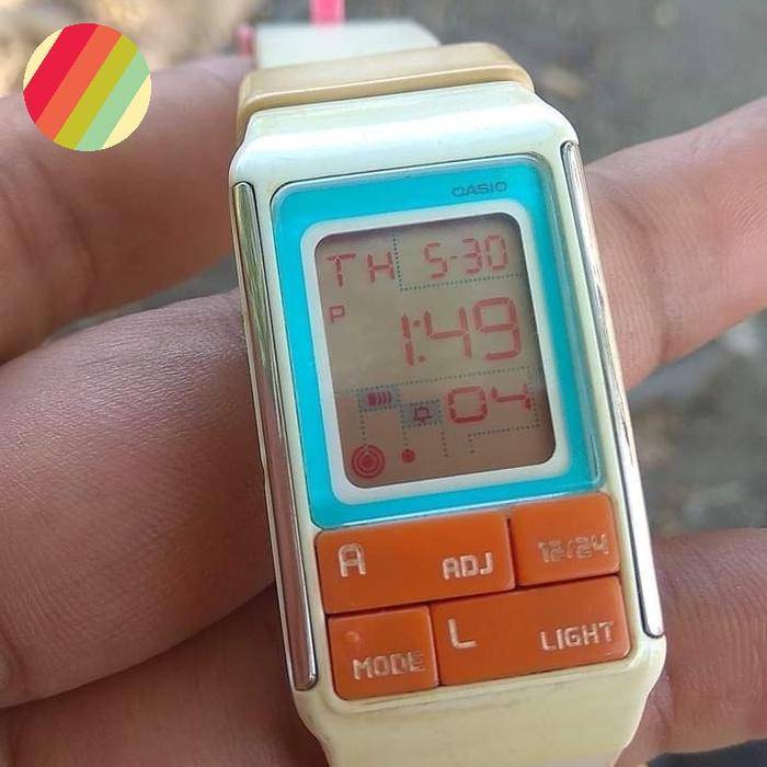 CASIO LDF-51 7C WHITE ORANGE BLUE