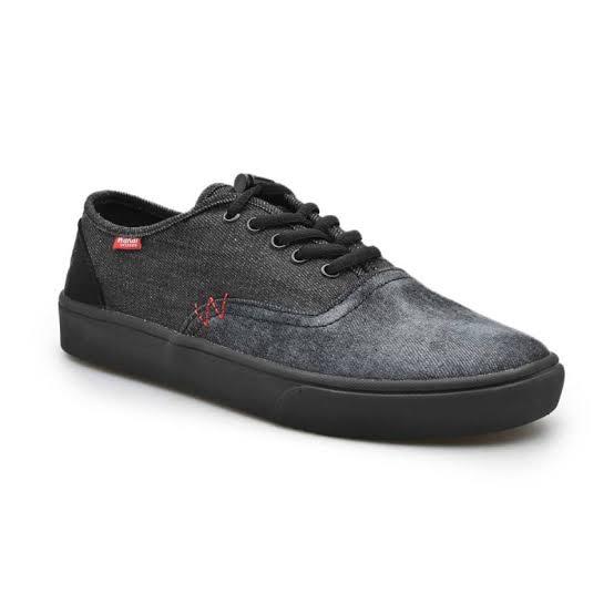 WAKAI - sepatu anak laki laki - kids shoe boy Wakai uwabaki denim blue black slip on size 37 23.5cm 