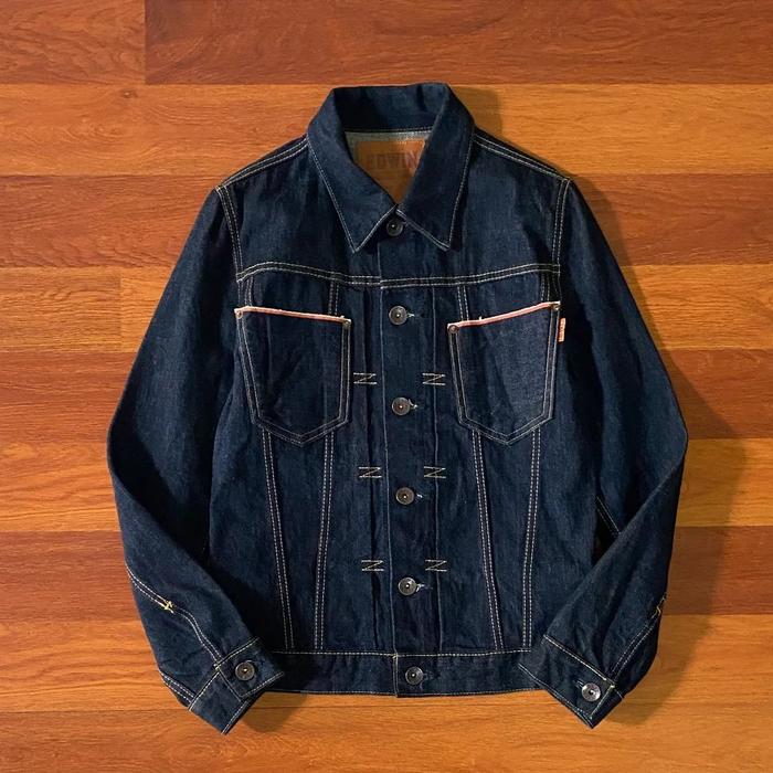 Edwin selvage japan trucker Jaket ( S ) Pria