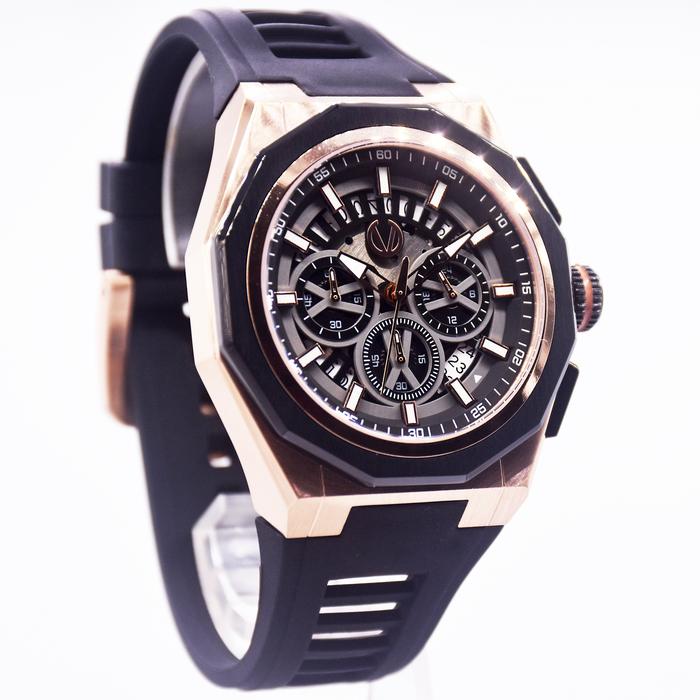 Jam Tangan Pria Christ Verra CV 12189G-38 BLK Original