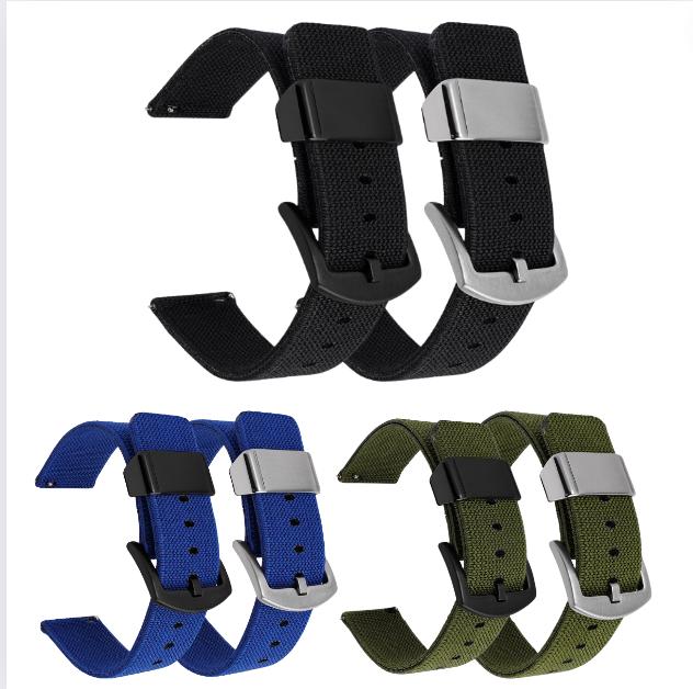 Strap Tali Jam Tangan Quick Release Kanvas Nilon Sailcloth Model Seiko Diver