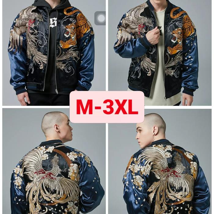 JACKET SUKAJAN ORIGINAL IMPORT JAPAN TORA X PHOENIX FULL BORDER