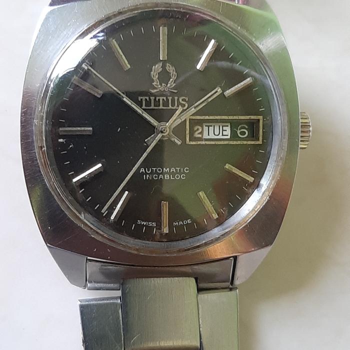 Jam Titus Automatic all original kondisi mulus.