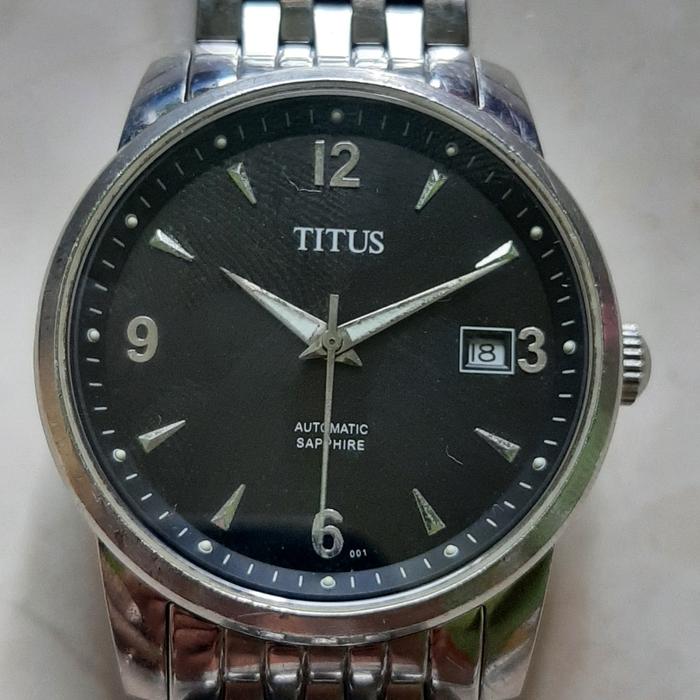 Jam Titus Automatic Sapphire crystal original kondisi mulus seperti baru