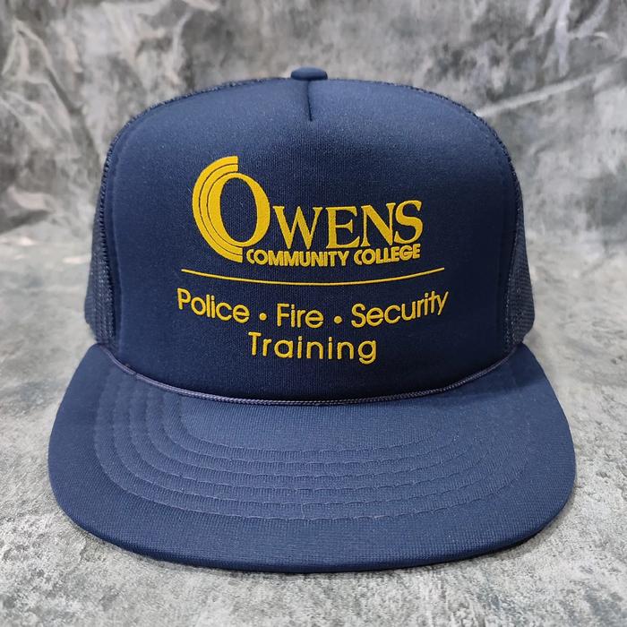 Vintage Trucker Hat Owens Community College by Yupoong
