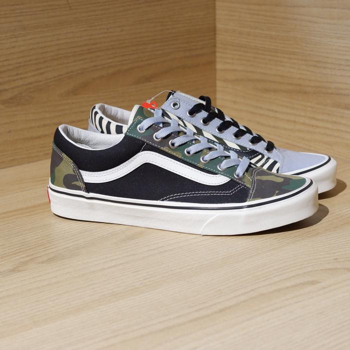VANS Style 36 Old Skool Mismatch Zebra Camo