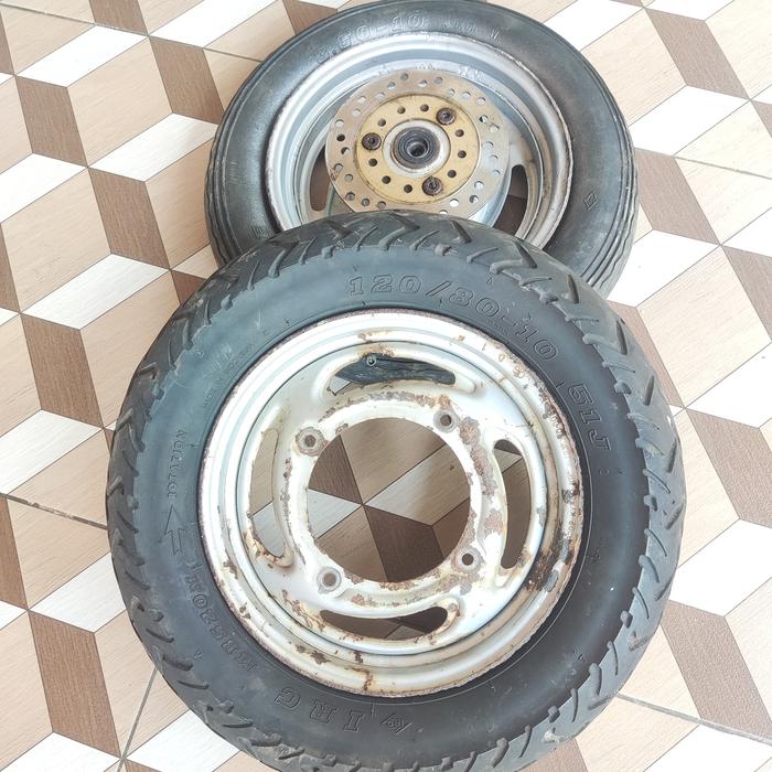 velg velk racing depan belakang kimko kymco easy ring 10 original ori