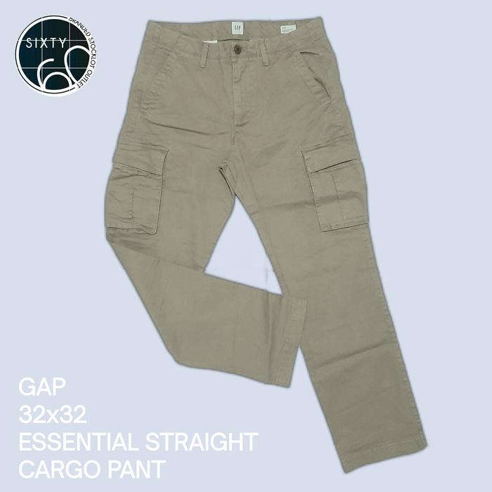 Celana Cargo GAP New Original | ESSENTIAL STRAIGHT CARGO PANT