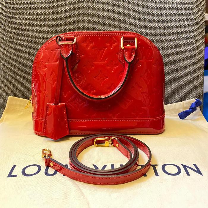 Preloved LV Alma BB Indian Rose