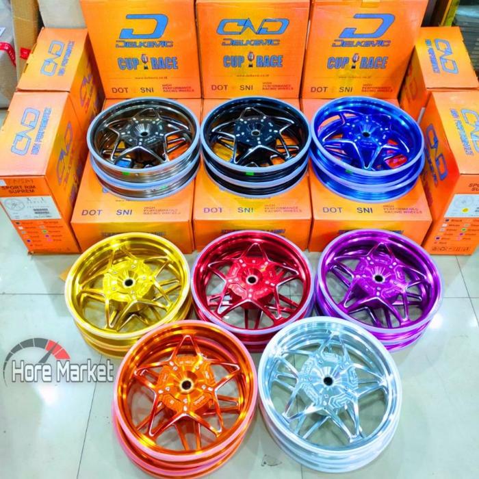 Velg Delkevic X1 Model Bintang Vario 125 150 / Vario 110 / Beat / Scoopy Old New Fi Karbu Esp Deluxe