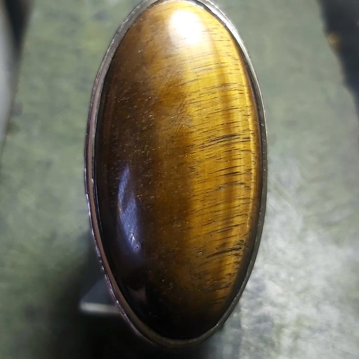Tiger Eye Jumbo - Cincin Batu Akik