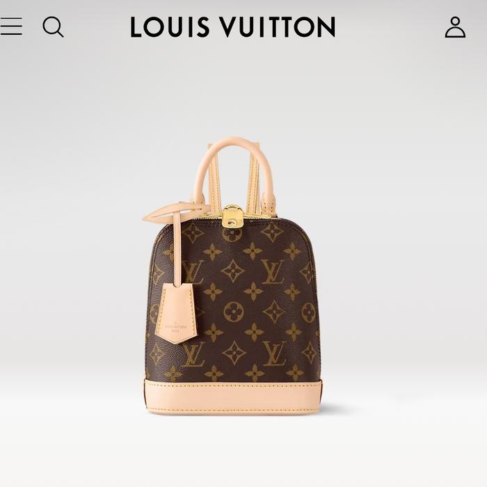 Tas ransel backpack Ladies LV Louis Vuitton Alma Backpack Monogram
