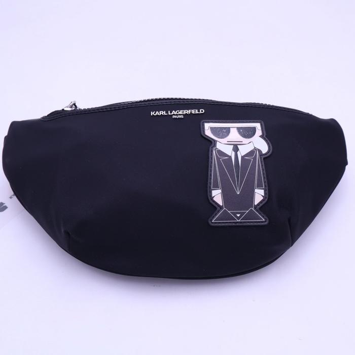 tas wanita kl amour belt bag black mn