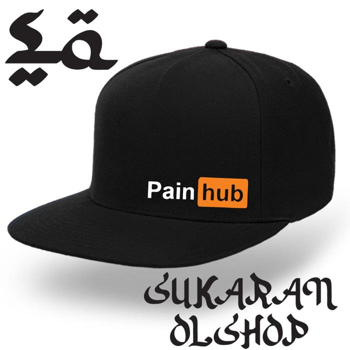 Topi pria snapback hip hop all size pain hub 1