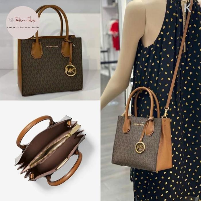 Tas MK Mercer Medium Signature Brown