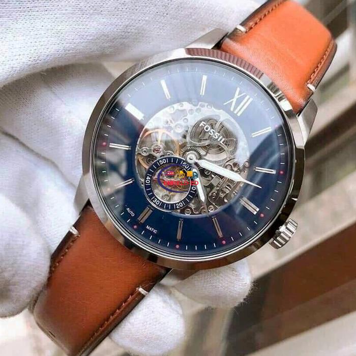 Jam Tangan Pria ME3154 ME3155 Strap Leather Fullset