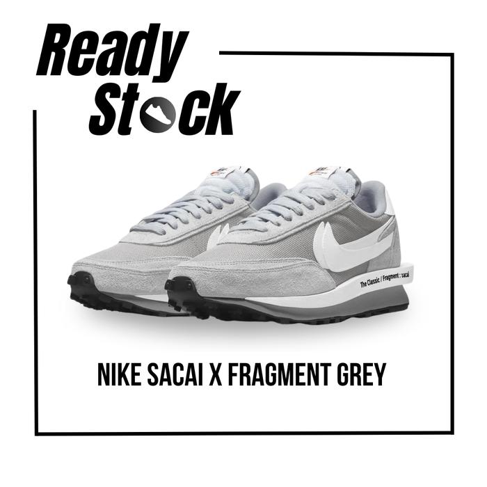 Nike Sacai Waffle x Fragment Grey