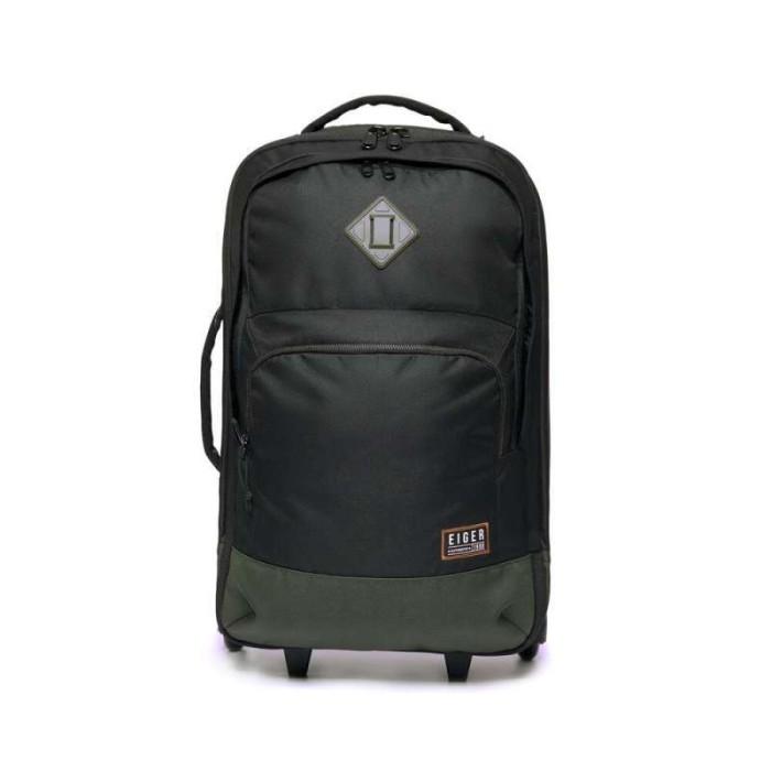 Tas Koper Eiger Borderpass Wheel Pack 35L Ransel Backpack Trolley Traveling BLACK