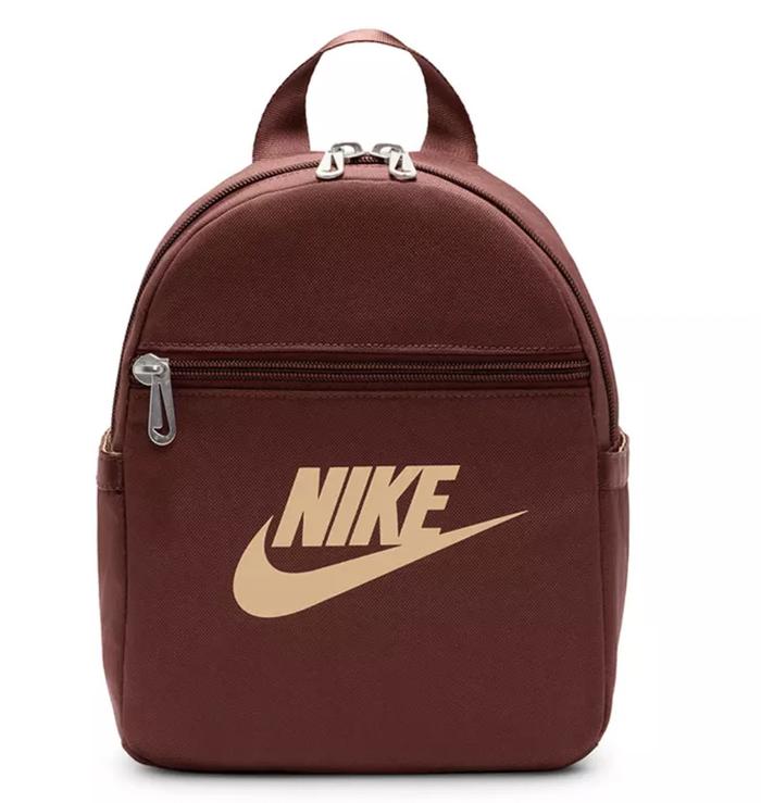 (100% ORIGINAL) NIKE Futura 365 Women Mini Backpack Dark Pony Sesame Small Casual Bag Tas Ransel Wan