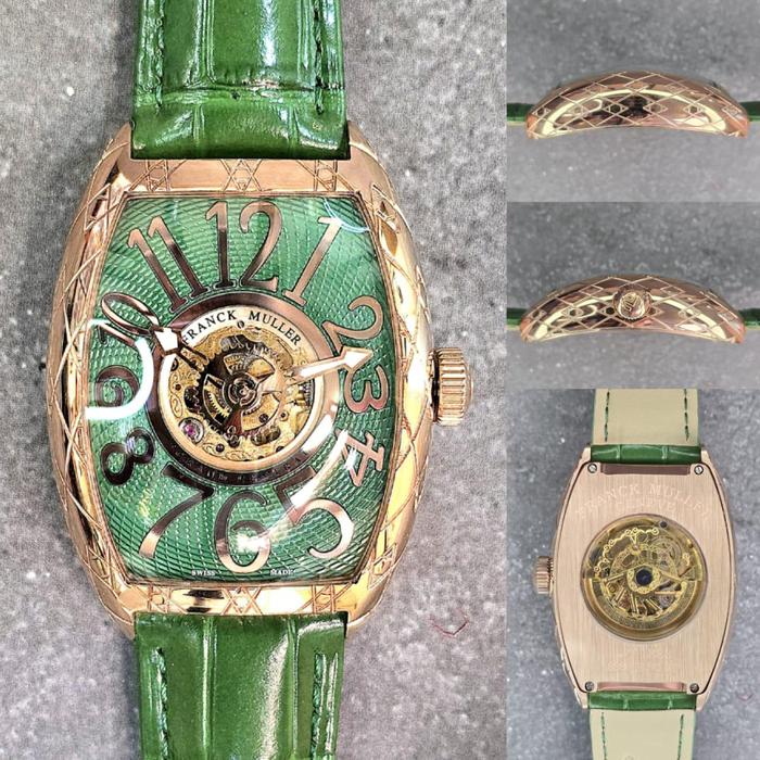 Jam Tangan Wanita frank Muller Terlaris Bahan Kulit Asli Original