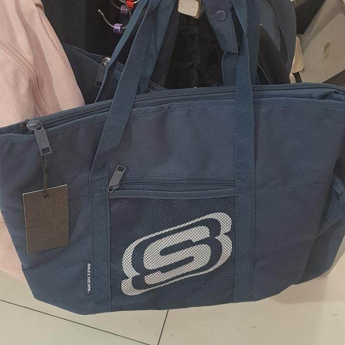 Tote bag Tas Skechers Original shoulder bag navy blue