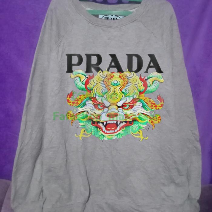crewneck prada unisex big art