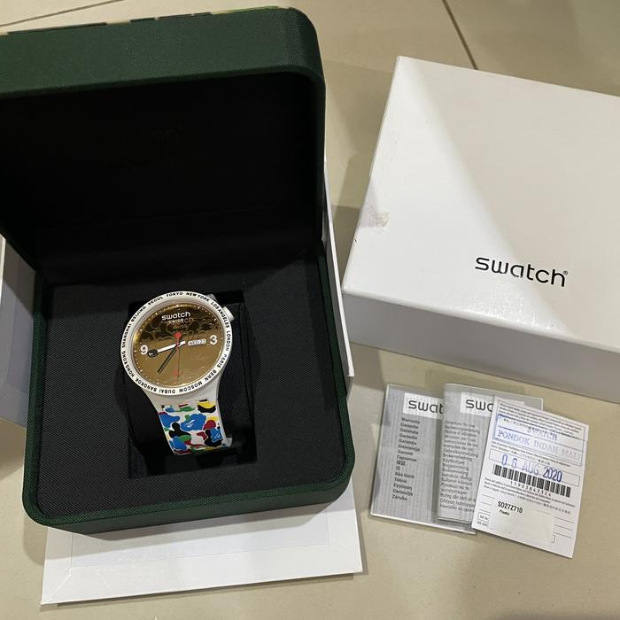 Jam tangan Swatch X A Bathing Ape