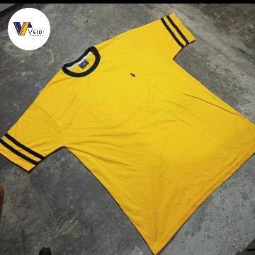 Kaos Kuning Thrifting Second Polo Sport