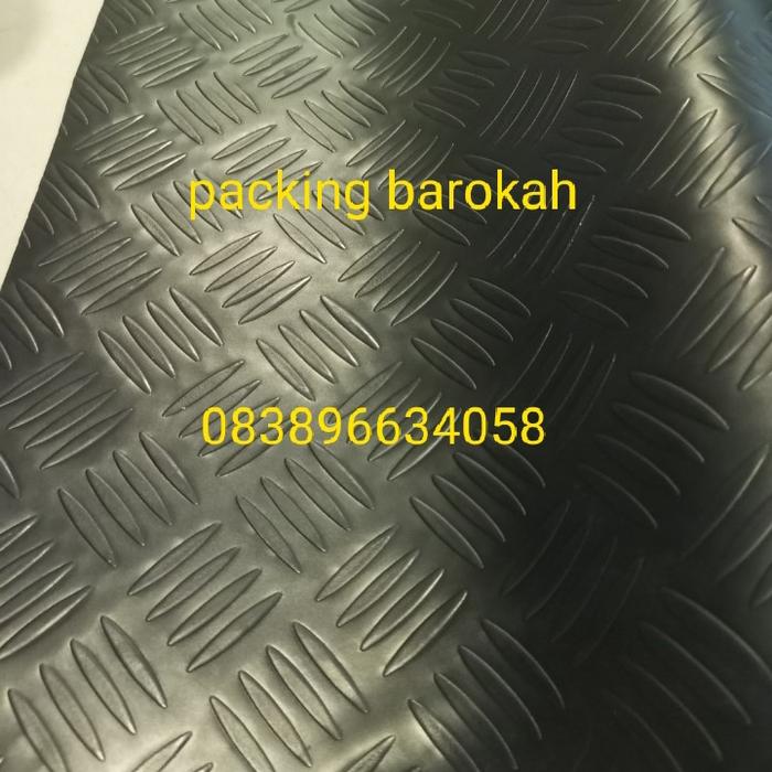 karpet lantai motif bordes vinyl 1,2mm 137cm x 1mtr( hitam)