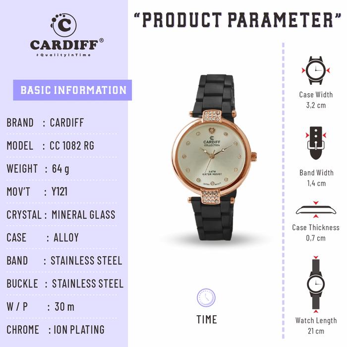 Cardiff Collection Analog 1082 Jam Tangan Wanita
