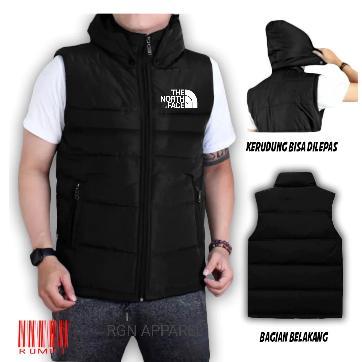 Jaket Rompi vest parasut TNF rompi outdor tahan angin mmxvi