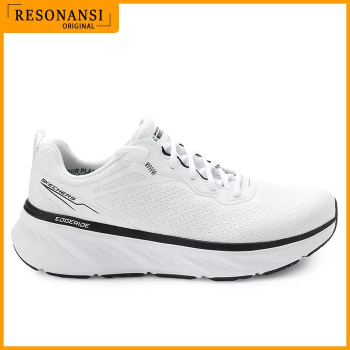 SEPATU PRIA TERBARU SKECHERS ORIGINAL SNEAKERS EDGERIDE PUTIH EMPUK