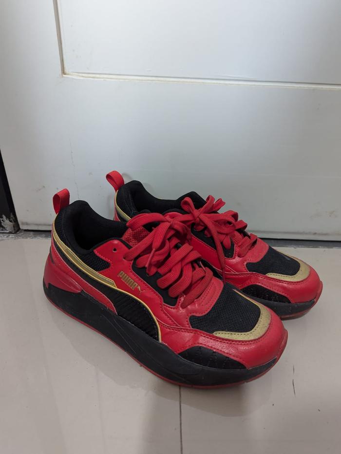 PUMA X RAY 2 SQUARE HIGH RISK RED BLACK BEKAS - 41