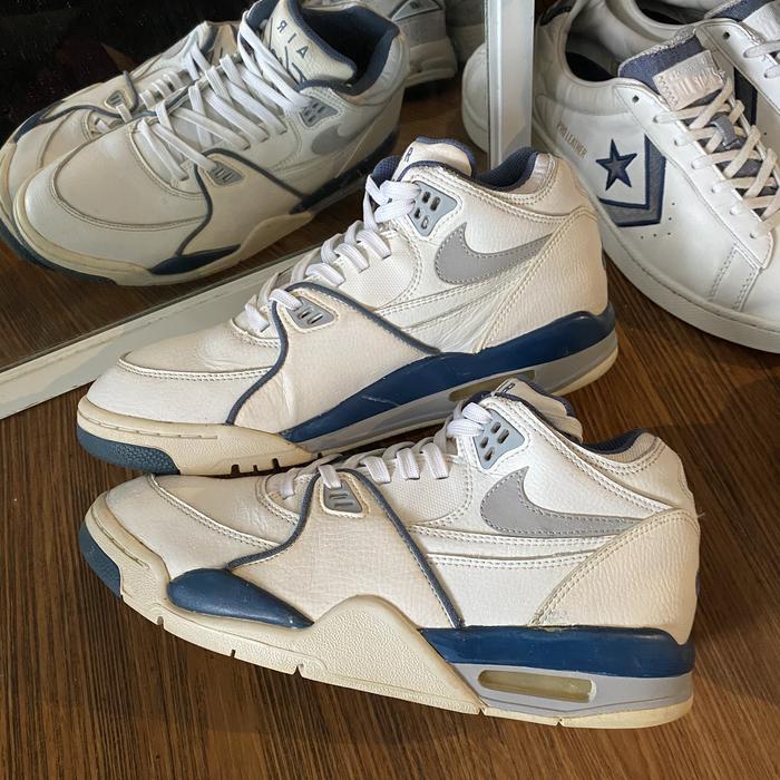 Nike air flight 89 white slate original - sneakers second market
